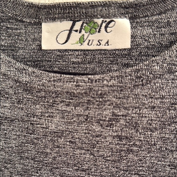 Elegant Black and Silver Shimmery Blouse Top - Picture 3 of 5